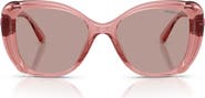 Swarovski 53mm Butterfly Sunglasses