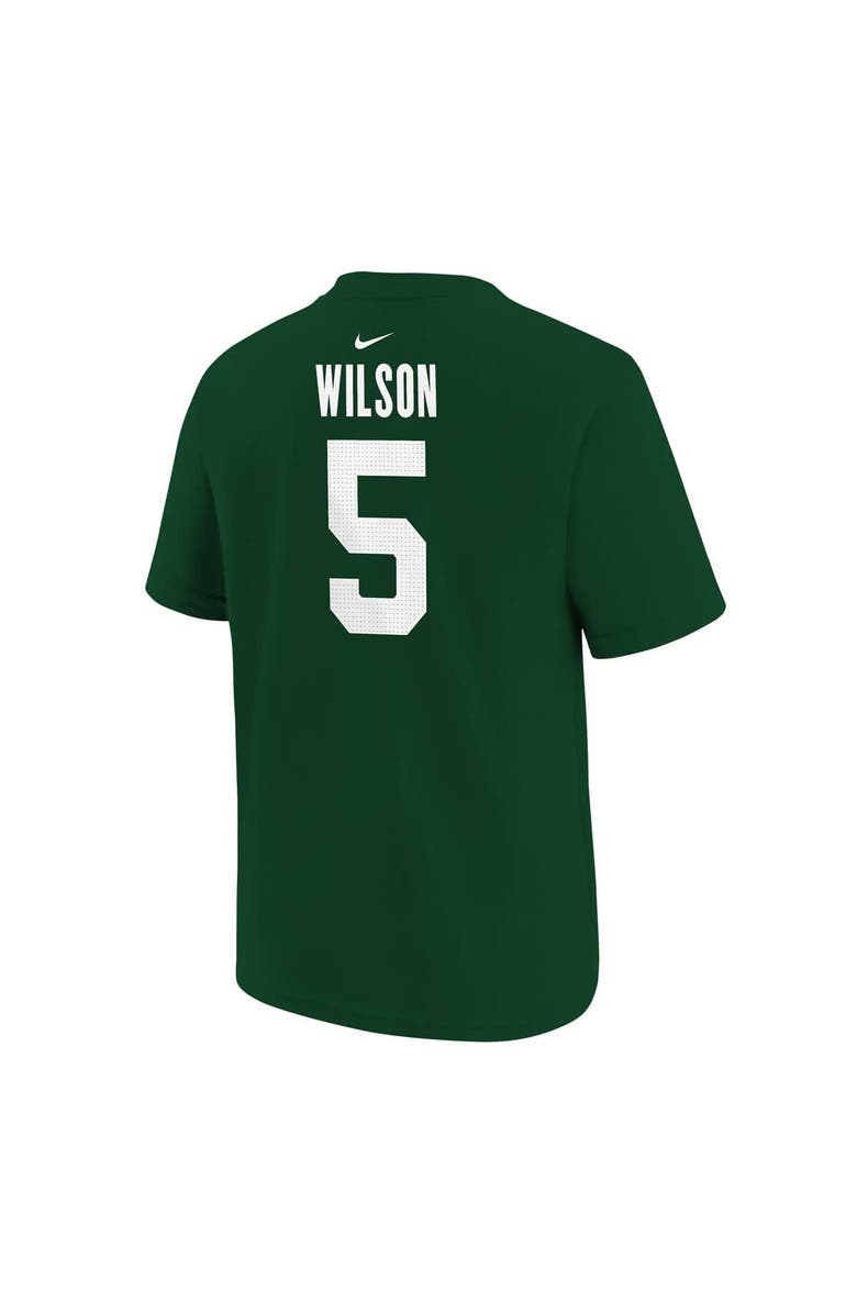 Nike Youth Nike Garrett Wilson Green New York Jets Player Name & Number T-Shirt, Alternate, color, Green