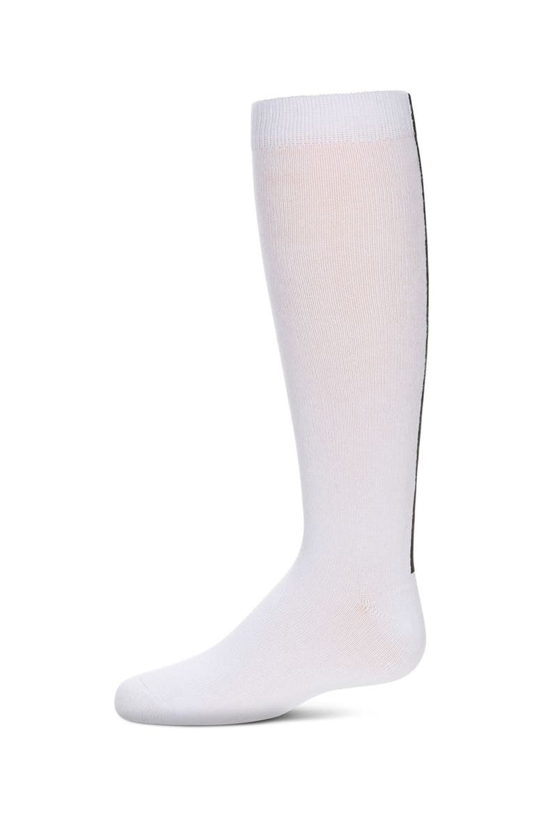 Star Backed Knee High Socks, Alternate, color, Blue