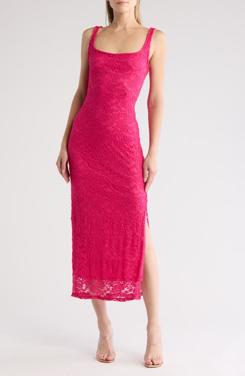 Sleeveless Lace Maxi Dress
