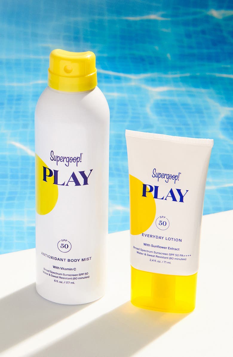 Supergoop!<sup>®</sup> Supergoop! Play Antioxidant Body Mist SPF 50 Sunscreen, Alternate, color, 