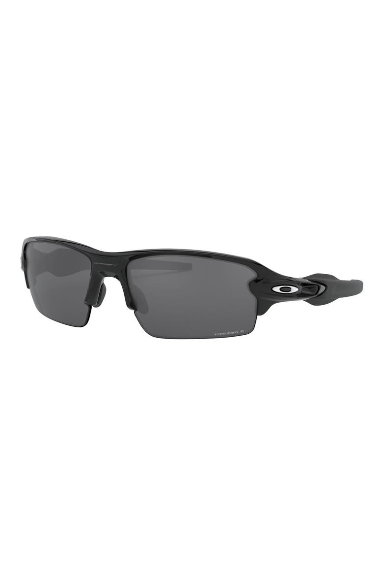 61mm Prizm™ Polarized Retangular Sunglasses, Alternate, color, BLACK
