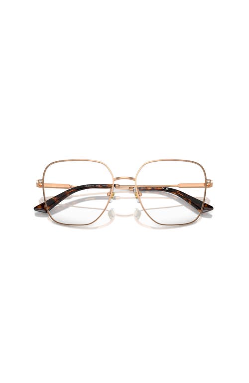 Jimmy Choo 53mm Square Optical Glasses In Pink
