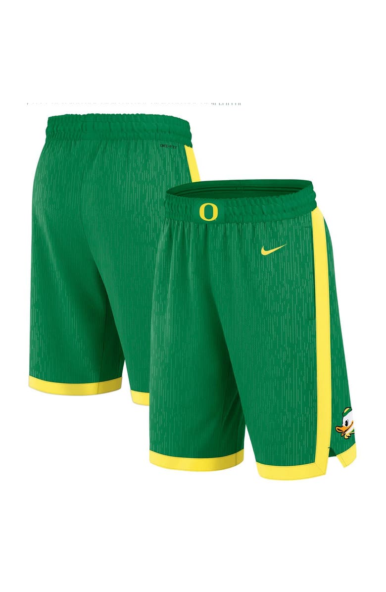 Nike Men's Nike Green Oregon Ducks Road Replica Performance Shorts, Main, color, Green