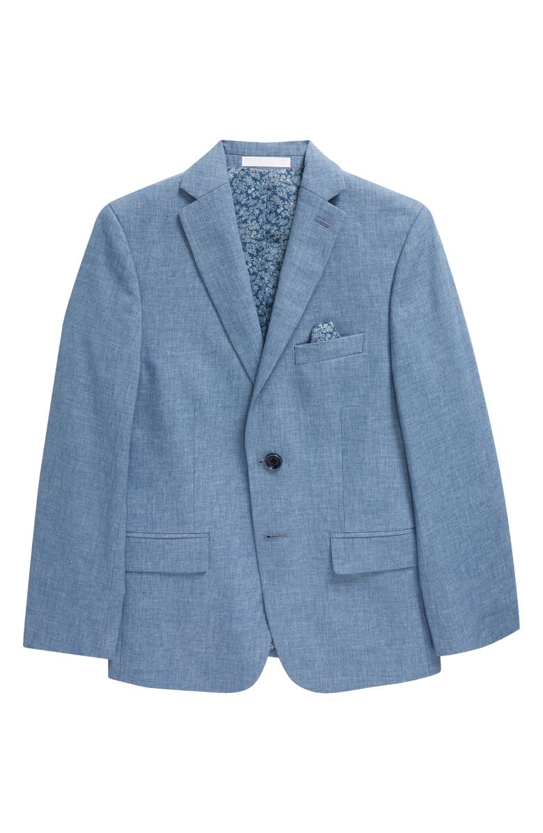Tallia Kids
 Linen Blend Sport Coat, Main, color, 