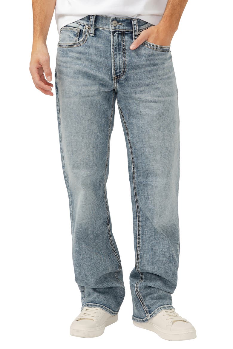 Zac Relaxed Straight Leg Jeans, Main, color, INDIGO