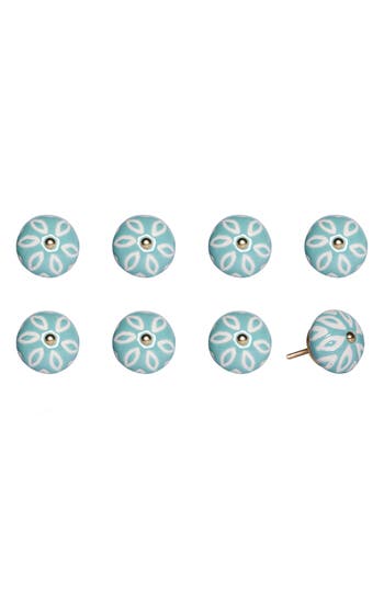 Kinetic 8-pack Knobs In Light Blue
