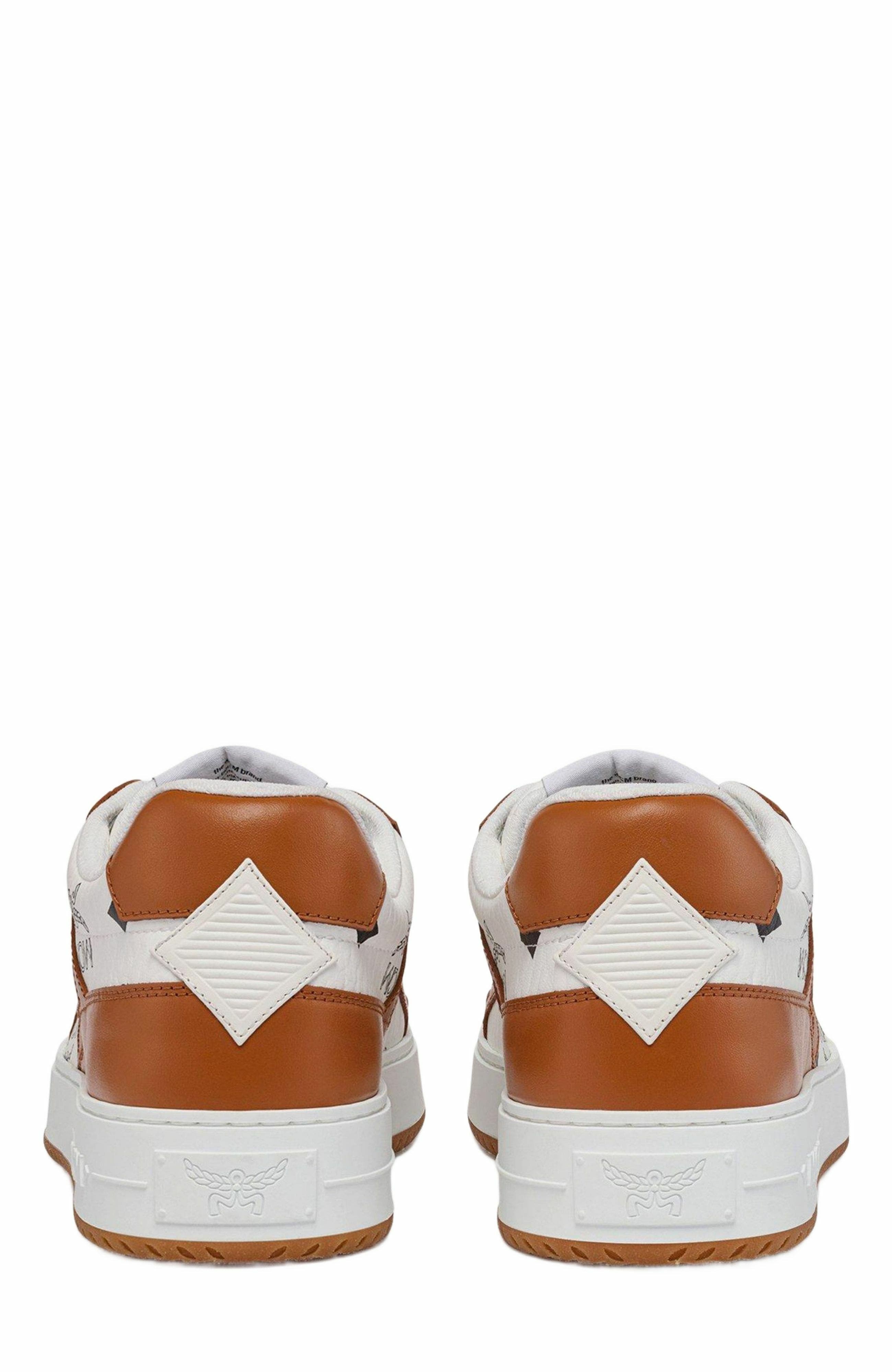 MCM Neo Terrain Lo Sneakers in Visetos, Alternate, color, 