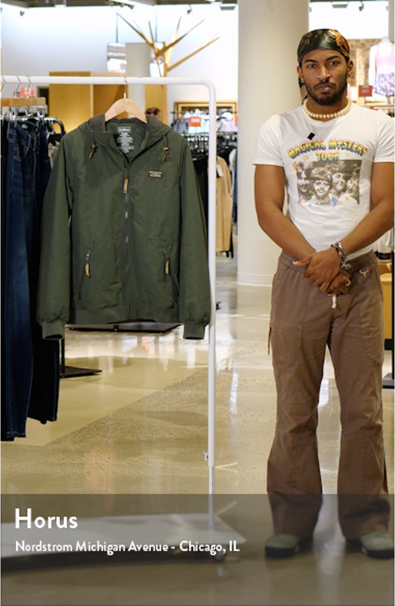 Insulated 3-Season Hooded Bomber Jacket, sales video thumbnail