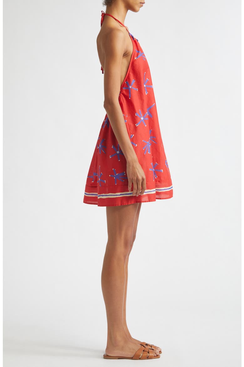 Dani Print Minidress, Alternate, color, PAINTED FOULARD