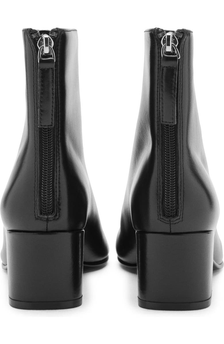 MANGO Claro Ankle Boot, Alternate, color, Black