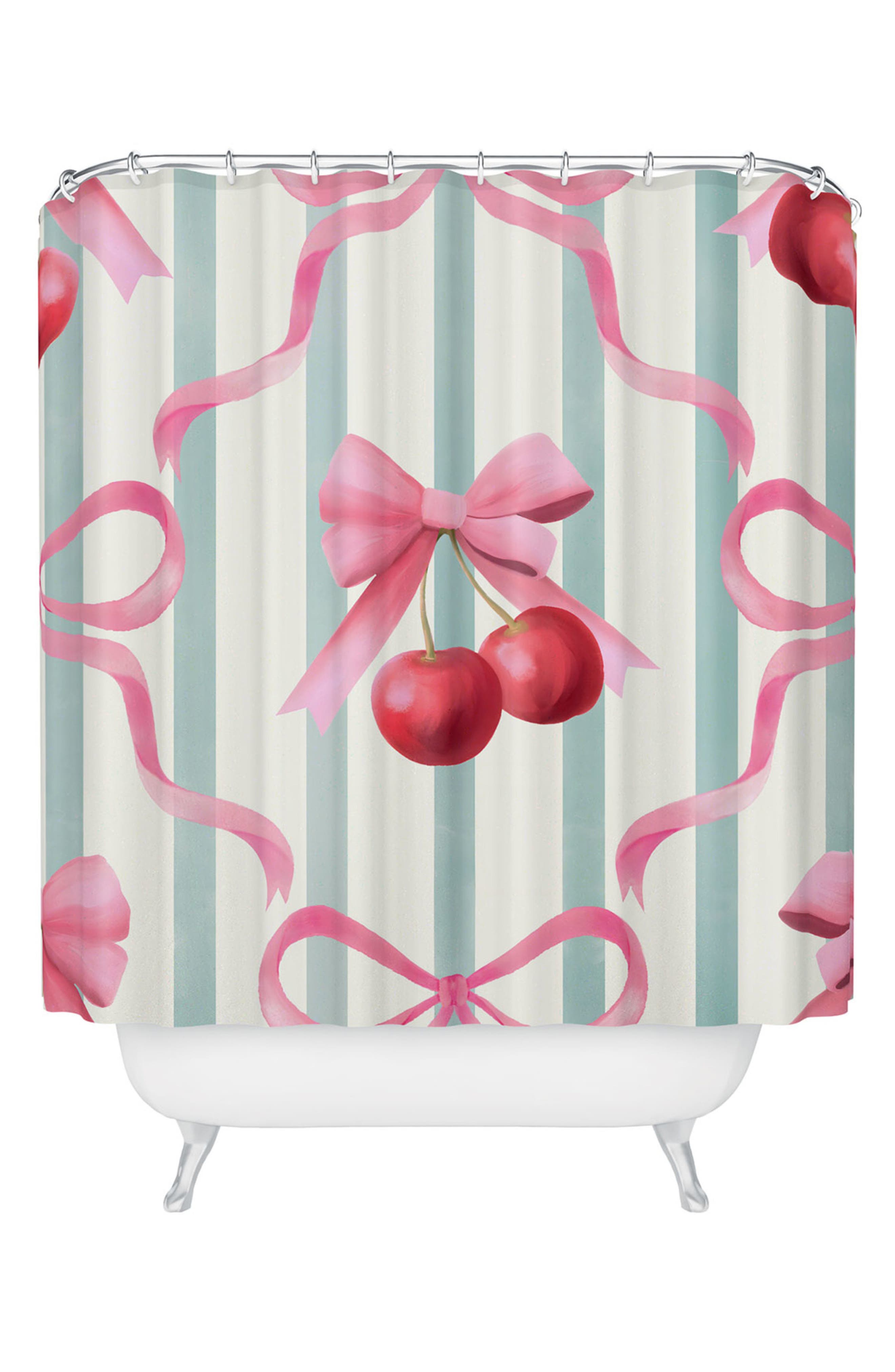 Deny Designs Preppy Bows Shower Curtain