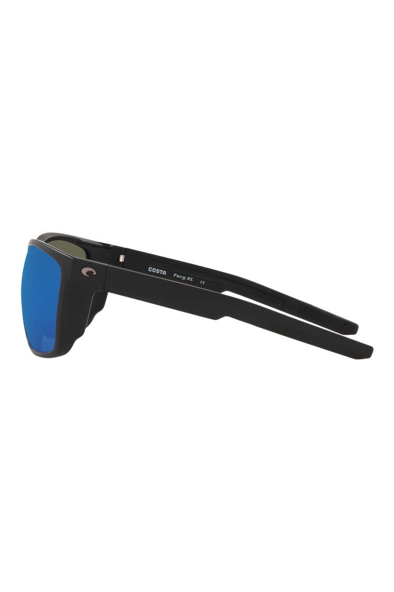 62mm Square Sunglasses, Alternate, color, BLACK BLUE