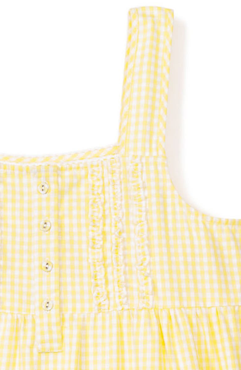 Petite Plume Gingham Check Cotton Nightgown, Alternate, color, 