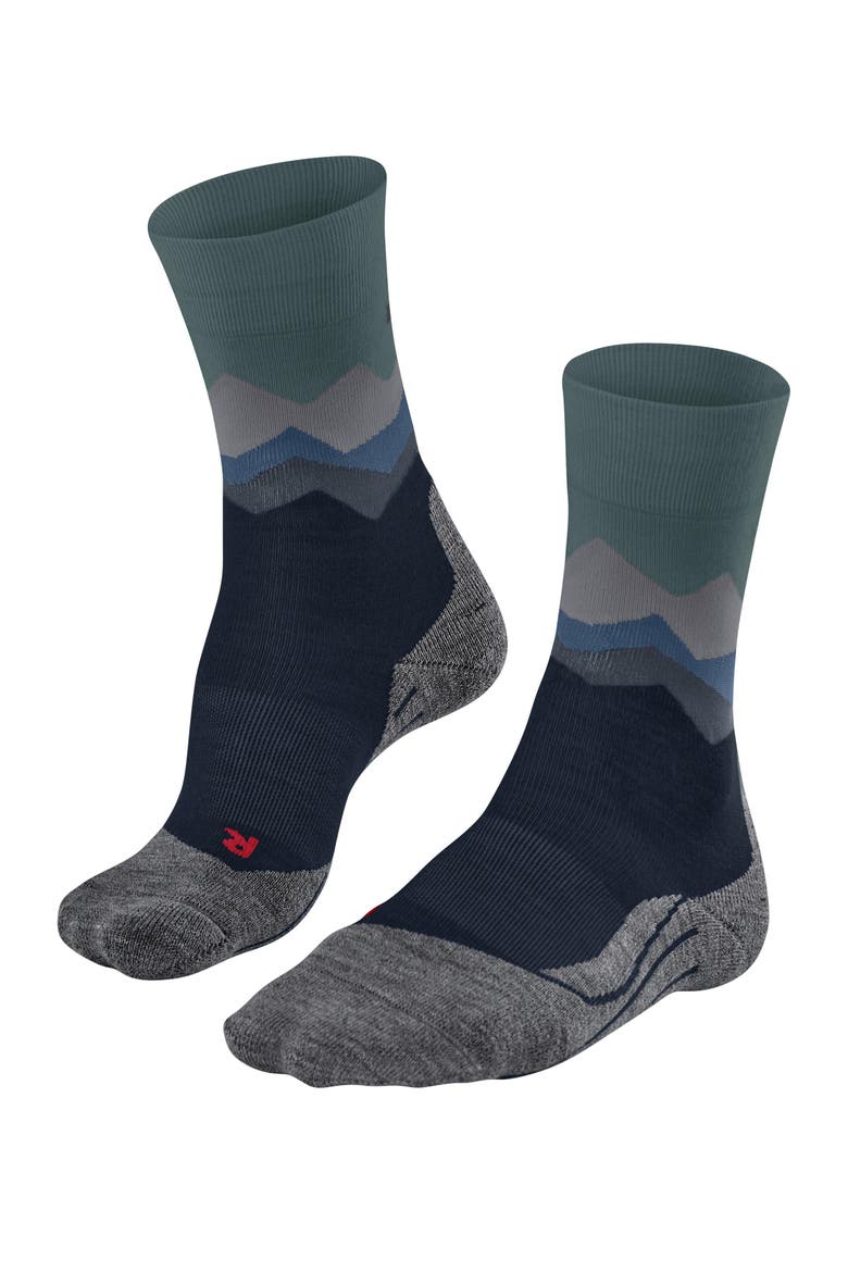TK2 Explore Crest Hiking Socks, Main, color, Marine