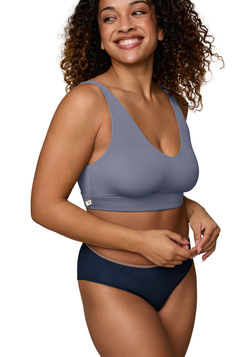 Bliss Bralette, Main, color, Steel