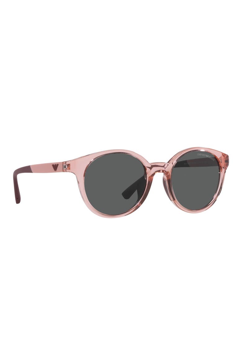 47mm Phantos Sunglasses, Alternate, color, SHINY PINK / DARK GREY