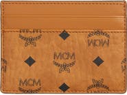 MCM Aren Card Case in Visetos