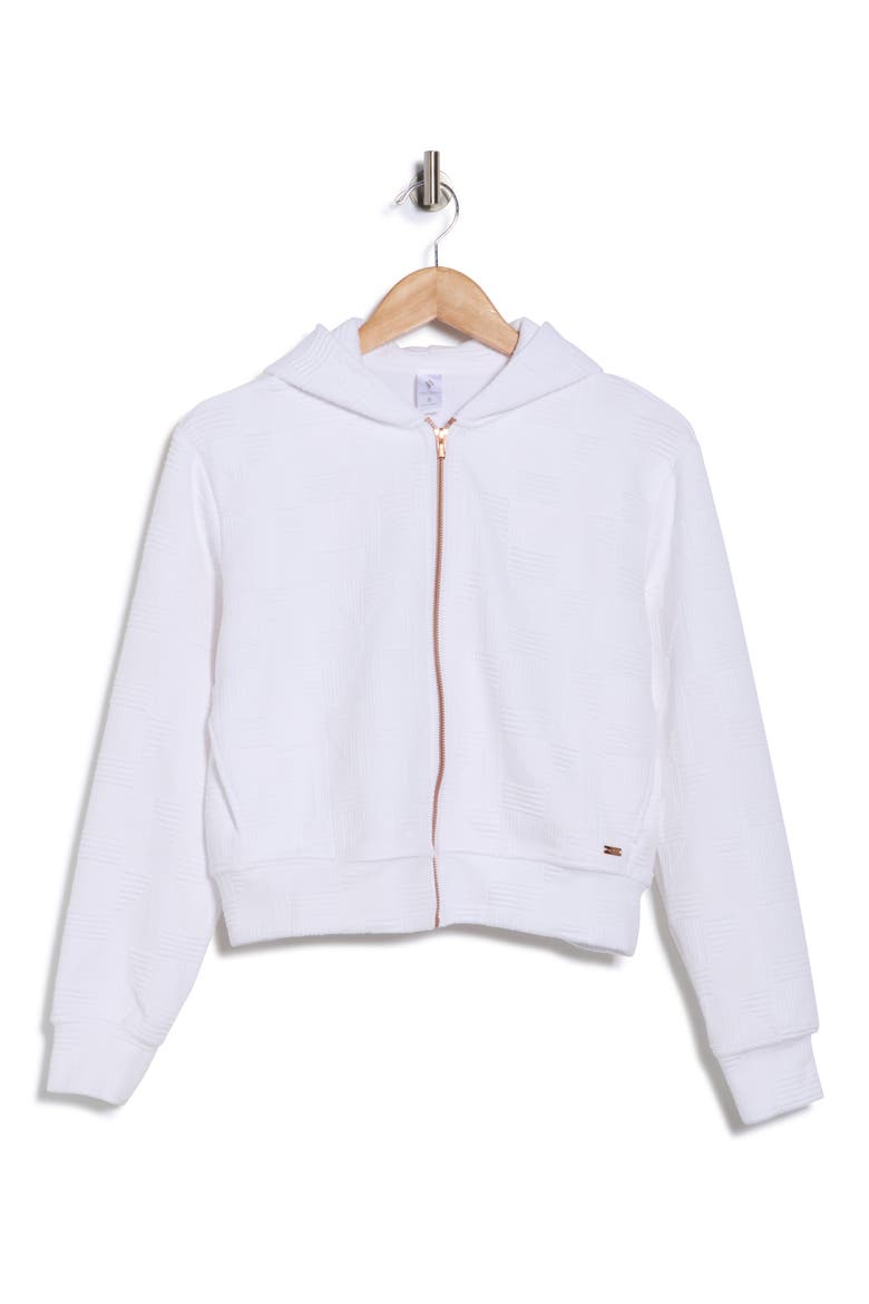GOWALK Everywhere Diamond Full Zip Jacket, Alternate, color, BRIGHT WHITE