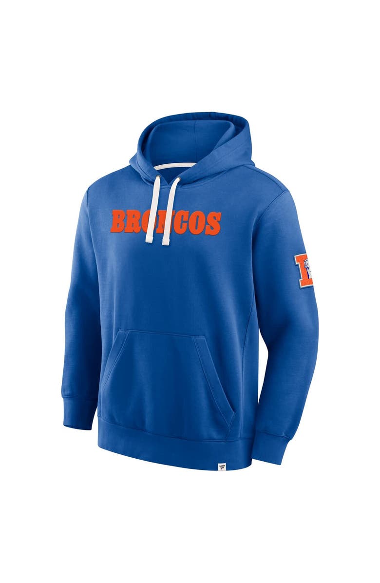 FANATICS Men's Fanatics Royal Denver Broncos New Horizons Heritage Pullover Hoodie, Alternate, color, Royal