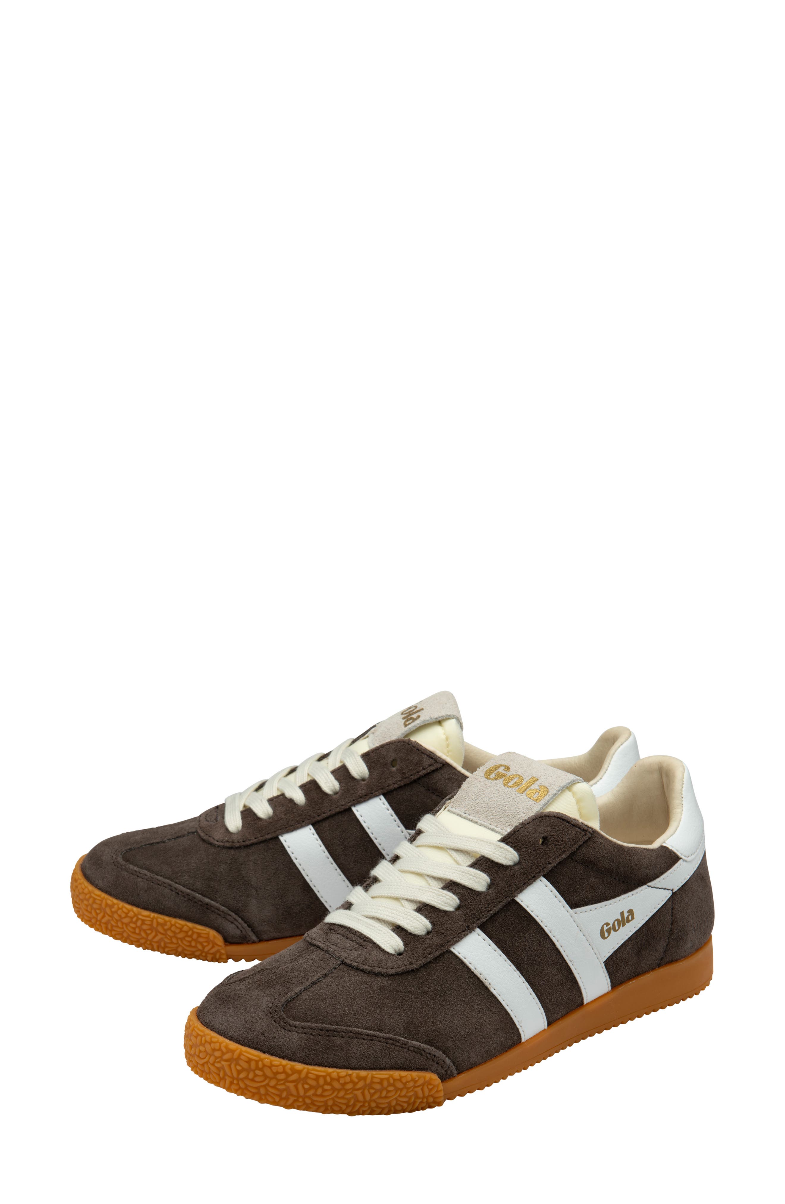 Gola Elan Sneaker, Alternate, color, Mocha/ White