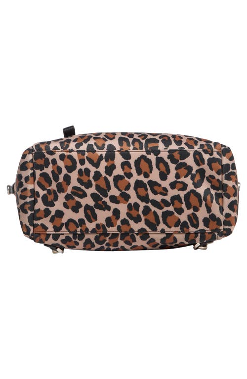 Kate Spade Chelsea Leopard Printed Backpack In Brown Multi