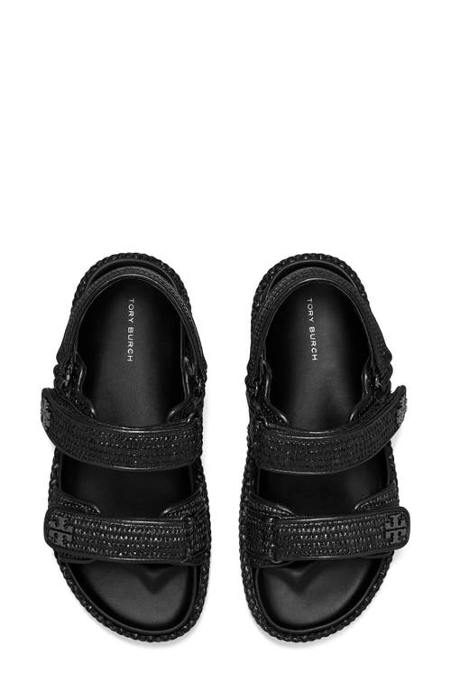 Tory Burch Kira Platform Sport Sandal In Black