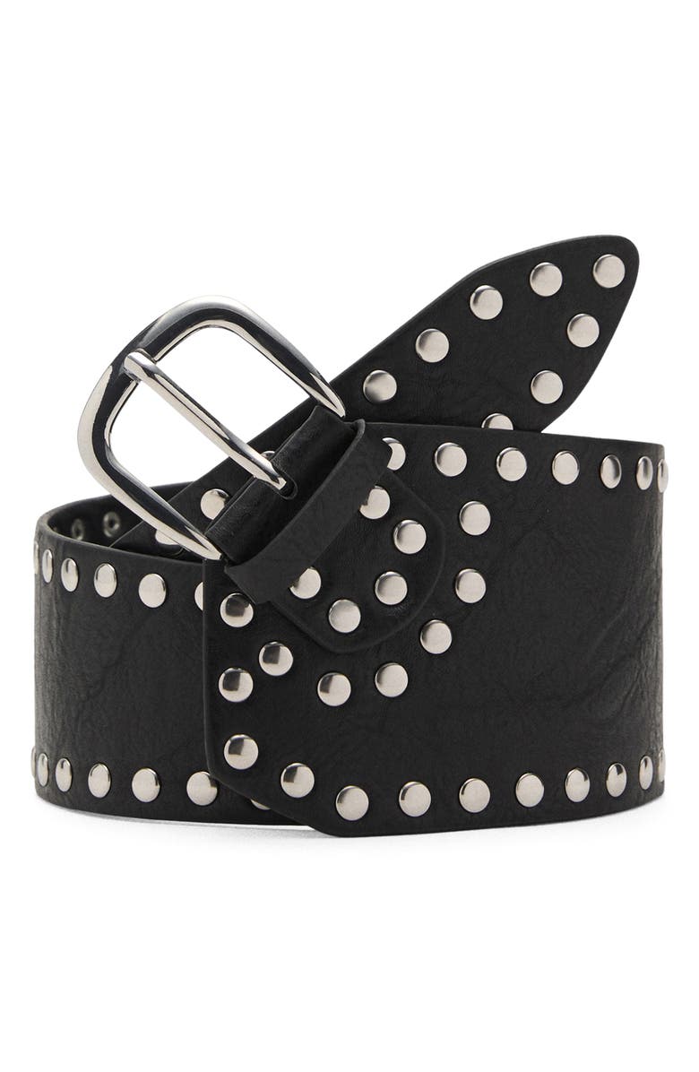 MANGO Studded Sash Belt, Main, color, 