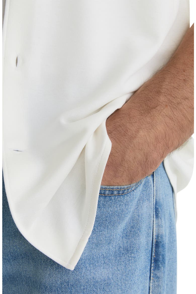Davaro Button-Up Shirt, Alternate, color, WHITE
