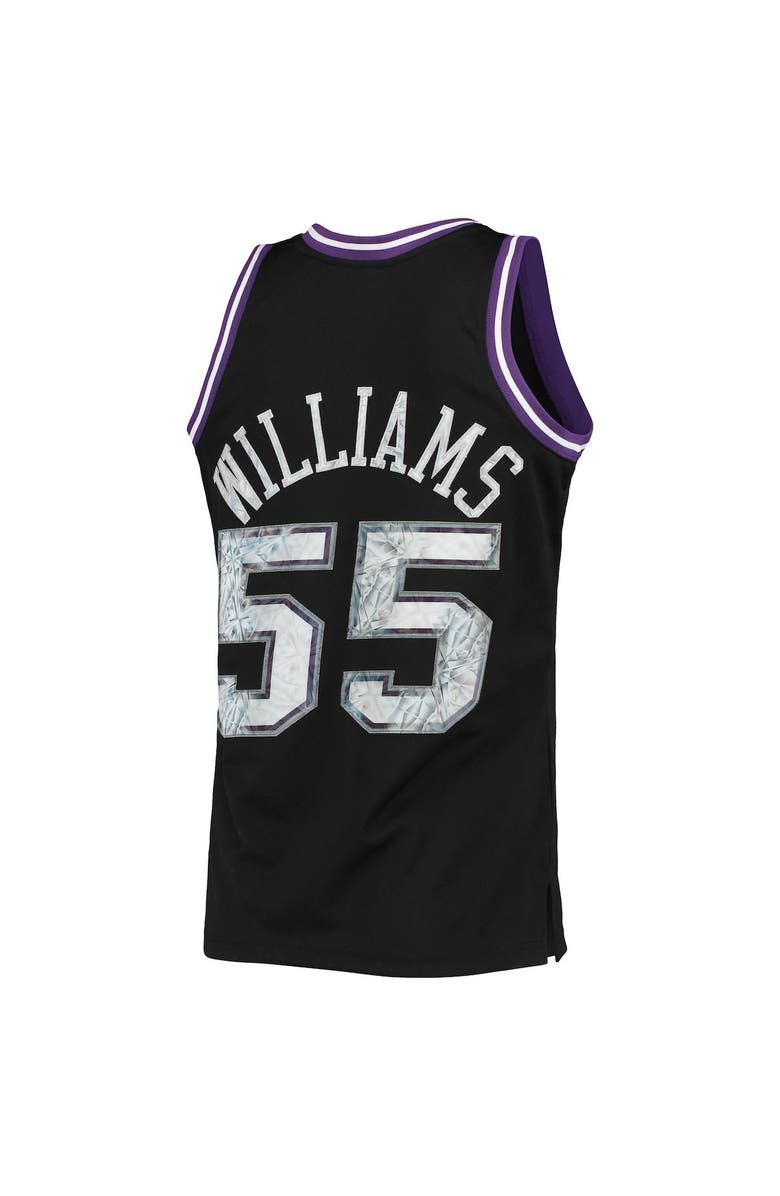 Mitchell & Ness Men's Mitchell & Ness Jason Williams Black Sacramento Kings 2000/01 Hardwood Classics NBA 75th Anniversary Diamond Swingman Jersey, Alternate, color, 