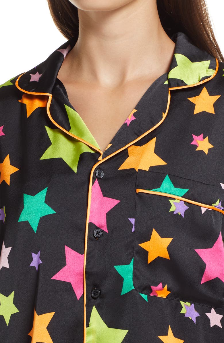 BP. Be Proud Pride Gender Inclusive Print Satin Shirt, Alternate, color,