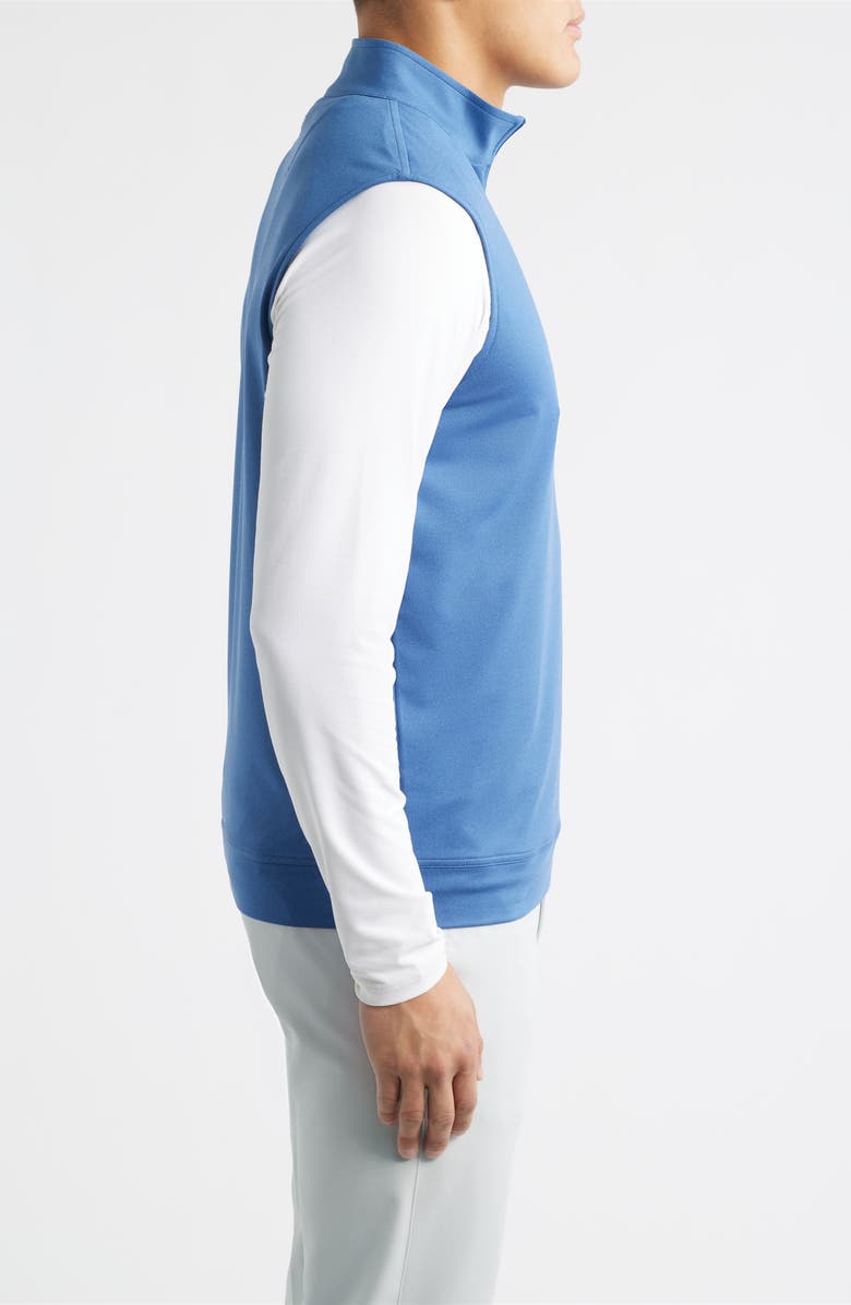 Peter Millar Galway Performance Quarter Zip Vest, Alternate, color, Windsor Blue