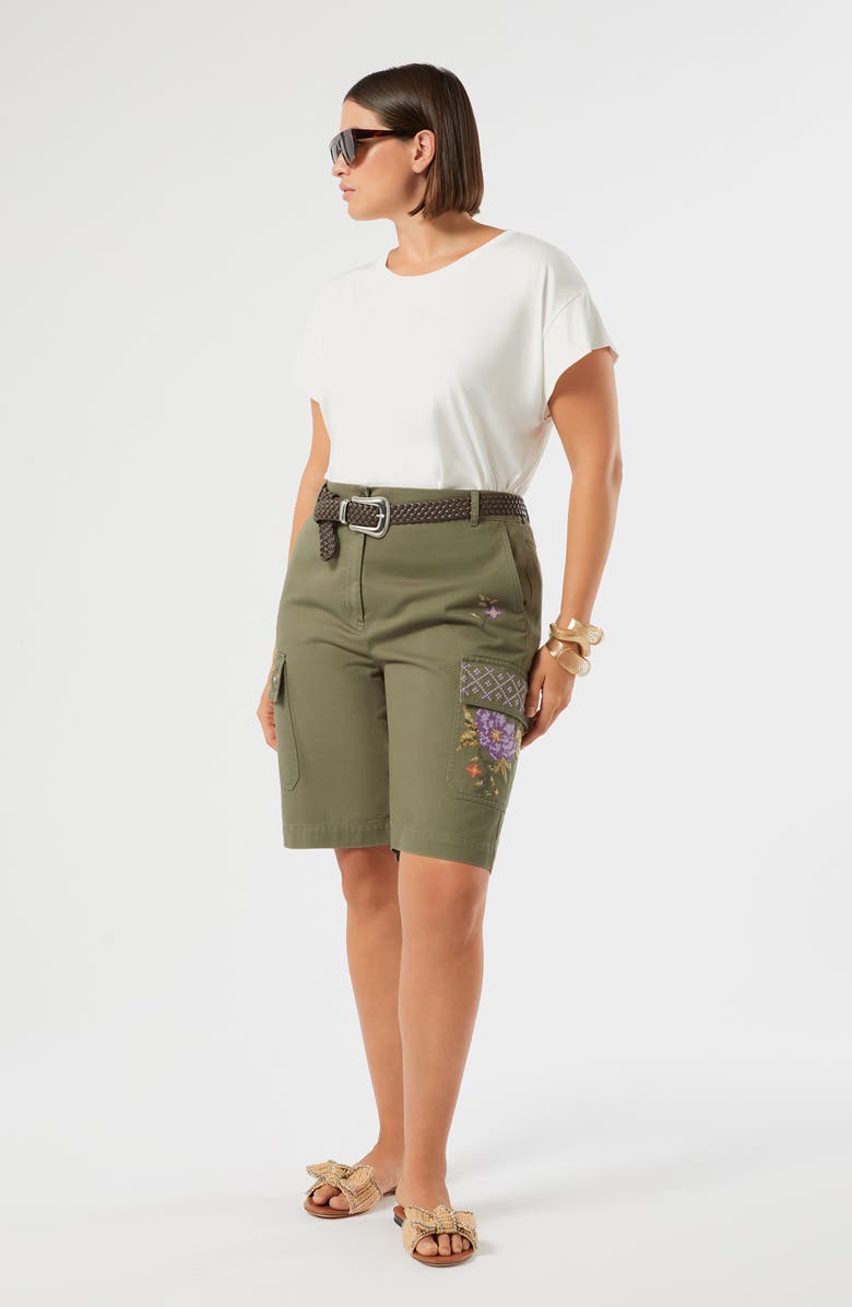 Marina Rinaldi Mrs Giusto T-Shirt, Alternate, color, Ivory