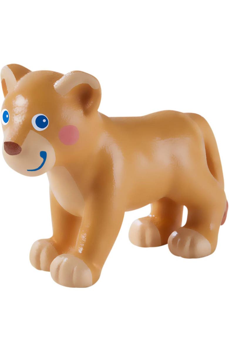 HABA Little Friends Lion Cub - Chunky Plastic Zoo Animal Toy Figure, Main, color, Multi