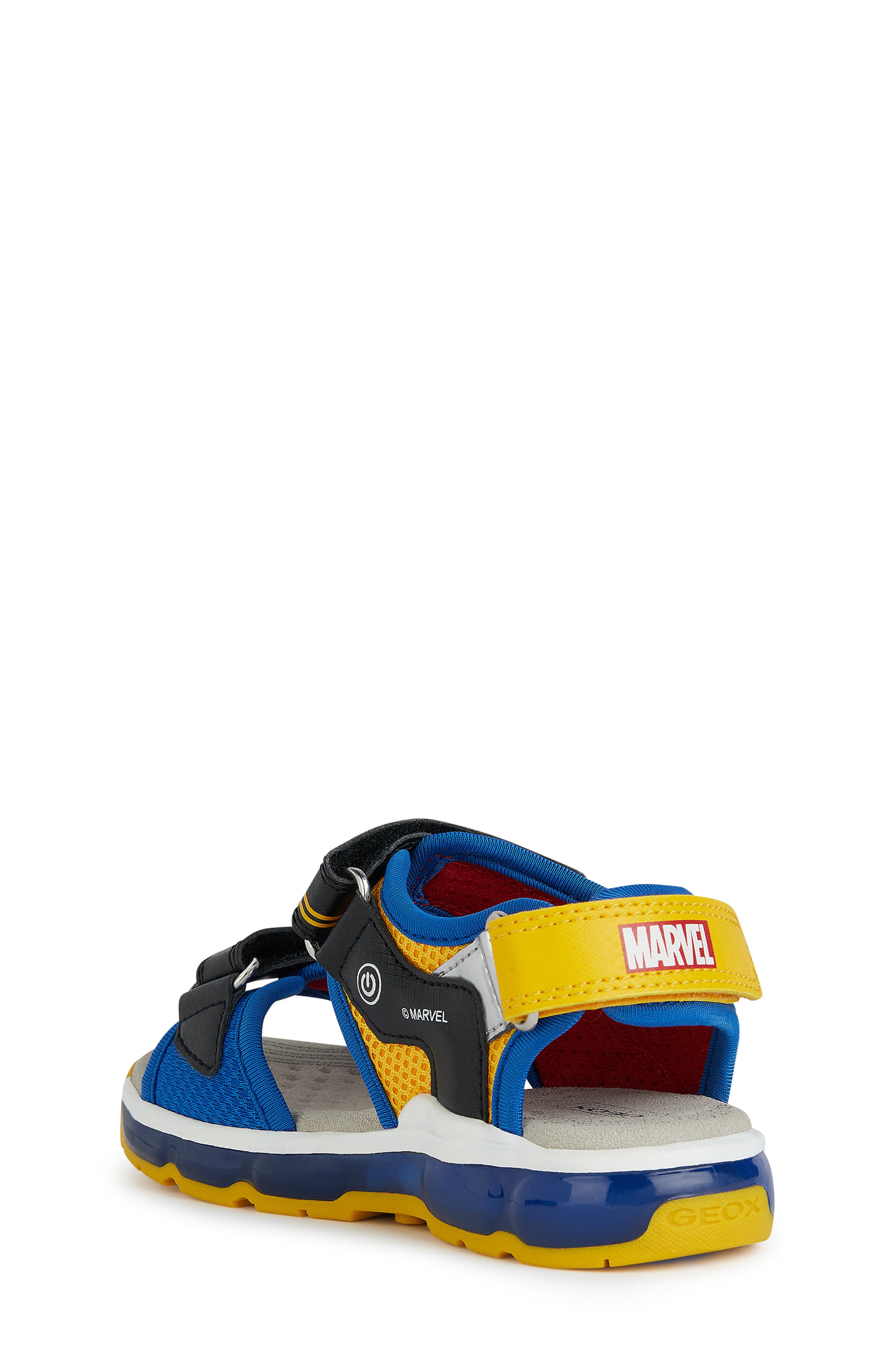 Geox x Marvel Kids' Android Sandal, Alternate, color, 