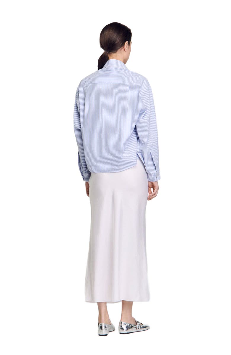 SANDRO Striped shirt, Alternate, color, 