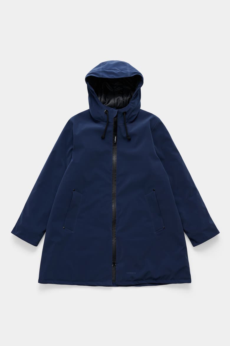 Mosebacke Matte Winter Coat, Alternate, color, Navy