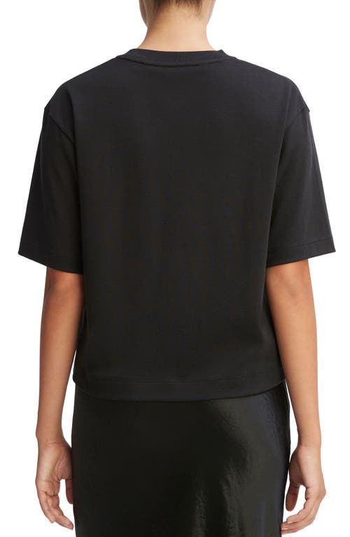 Vince Wide Sleeve Cotton Crop T-shirt