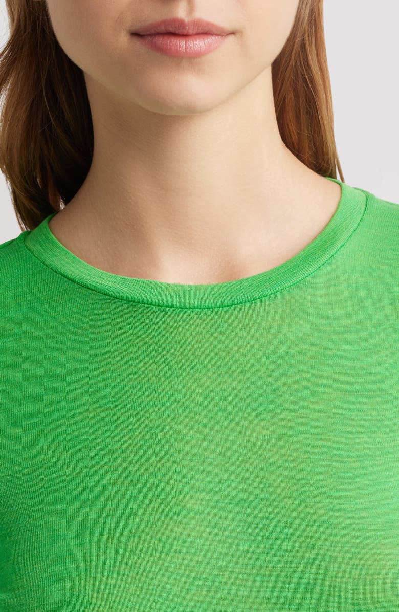 COS Merino Wool Crewneck Top, Alternate, color, 