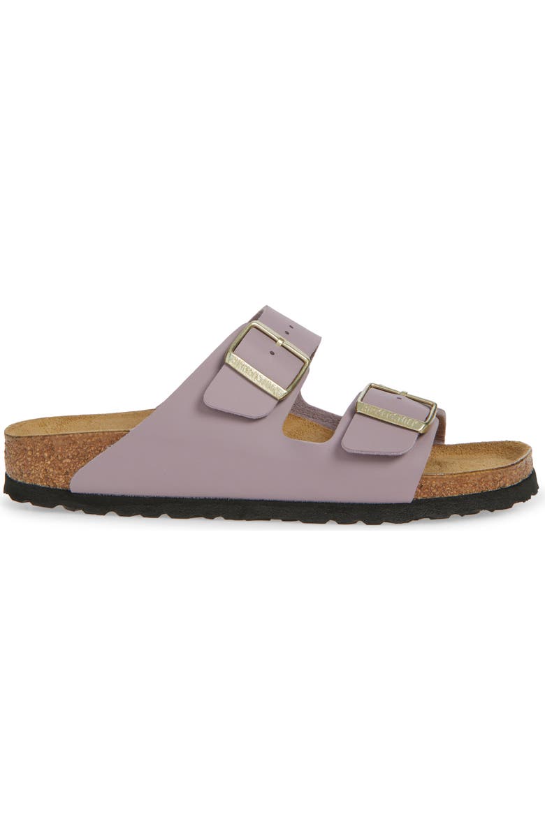 Birkenstock Arizona Birko-Flor Slide Sandal, Alternate, color, Faded Purple