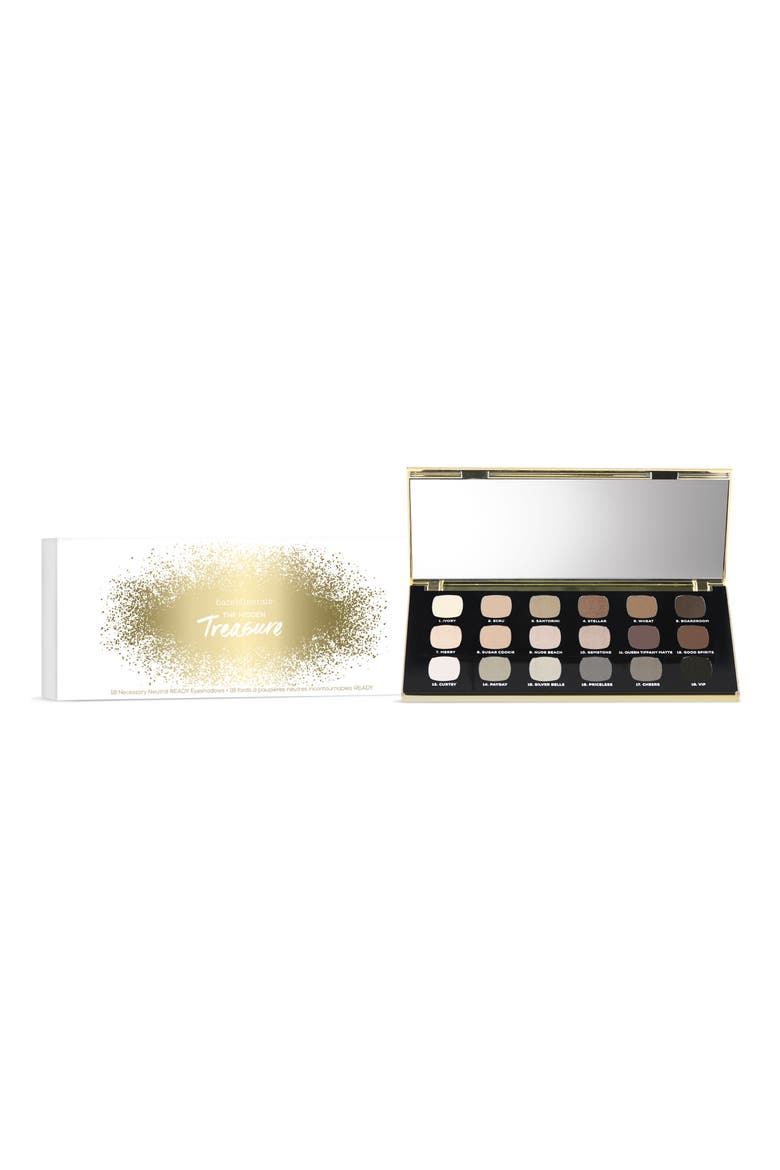18 Necessary Neutral READY Eyeshadows, Main, color, NO COLOR