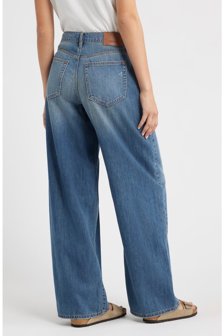 Oversize Wide Leg Baggy Jeans, Alternate, color, MED.WASH