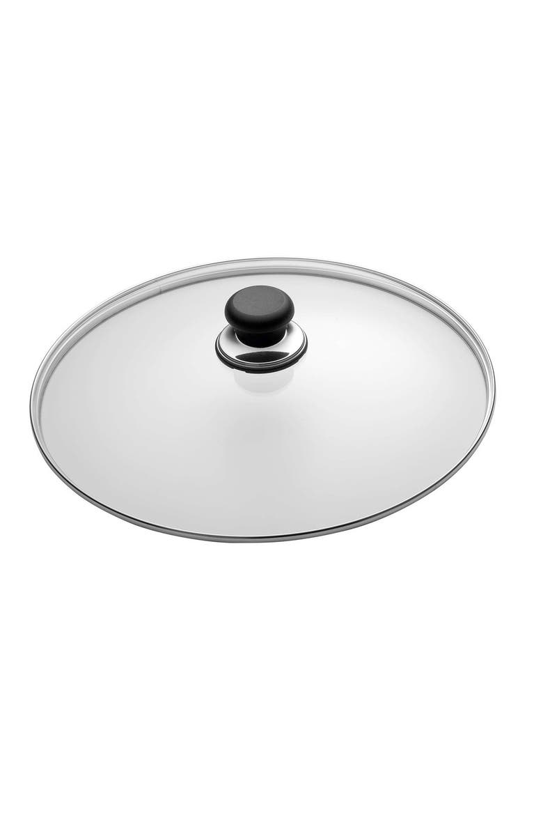 Classic 12-1/2 Inch Glass Lid, Main, color, Black