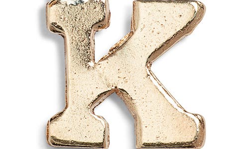 Nashelle Initial Charm In Gold Fill - K