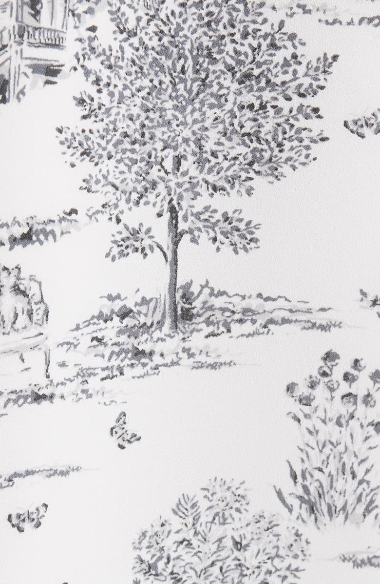 SUGARLIPS Renzo Toile Tie Strap Jumpsuit, Alternate, color, Grey-Black