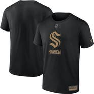FANATICS Men's Fanatics Black Seattle Kraken 2024 Military Appreciation T-Shirt