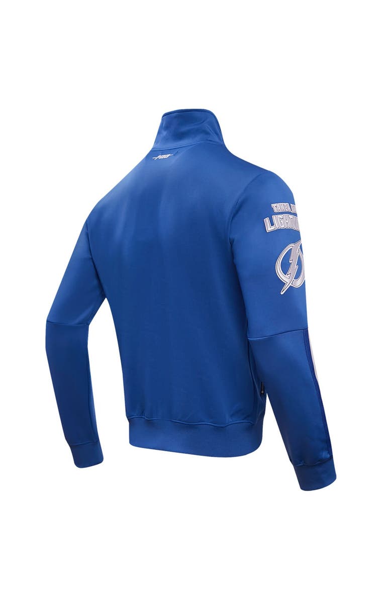 PRO STANDARD Men's Pro Standard Blue Tampa Bay Lightning Classic Chenille Full-Zip Track Jacket, Alternate, color, Blue