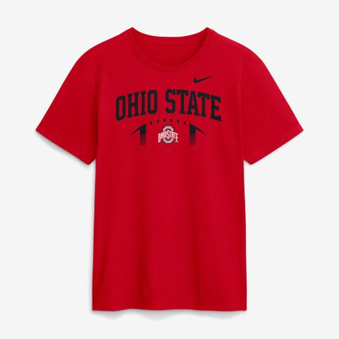 Men's Nike  Scarlet Ohio State Buckeyes Primetime Football Icon T-Shirt