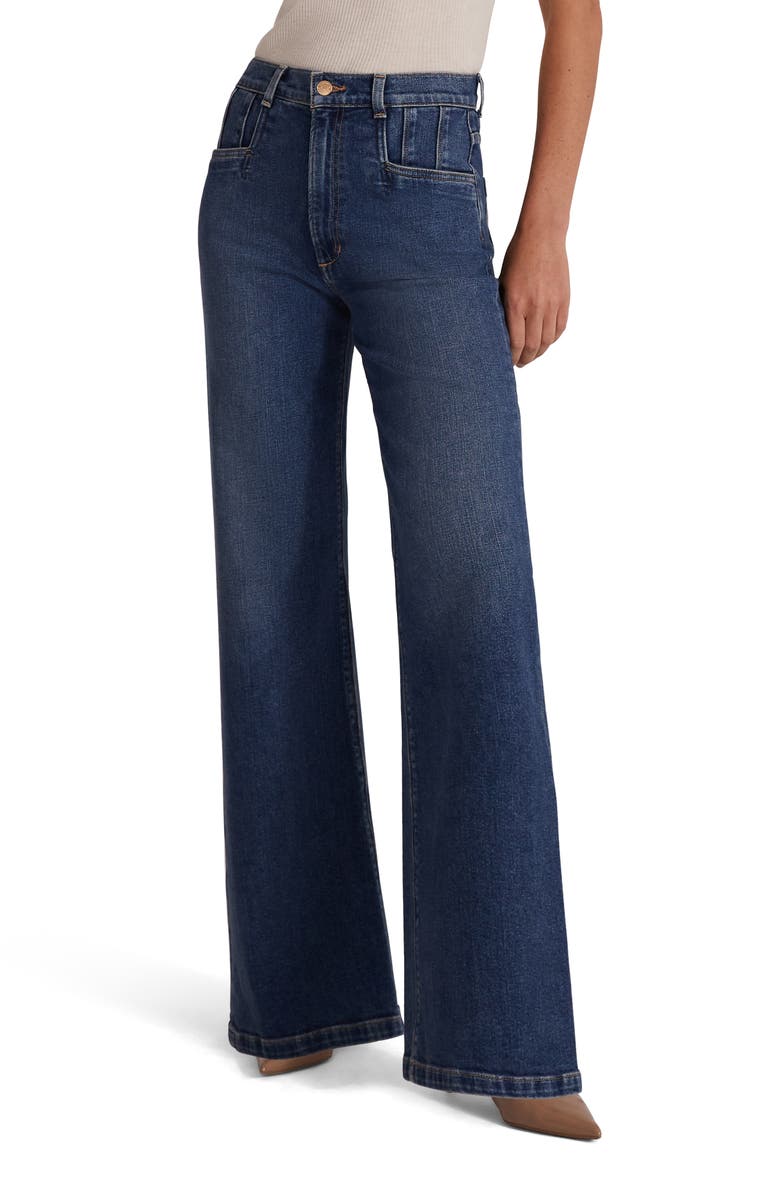 Favorite Daughter The Jordie High Waist Wide Leg Jeans, Main, color, Ascott