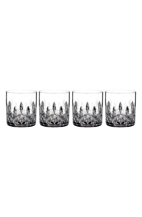 Lismore Connoisseur Set of 4 Lead Crystal Straight Sided Tumblers